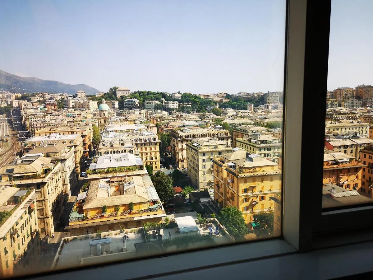 Suite Lambruschini Central With Top City View - Free Covered Parking جنوة شقة
