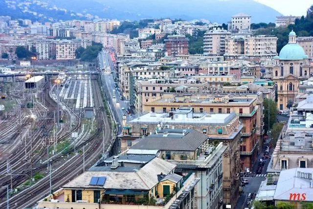 شقة Suite Lambruschini Central With Top City View - Free Covered Parking جنوة