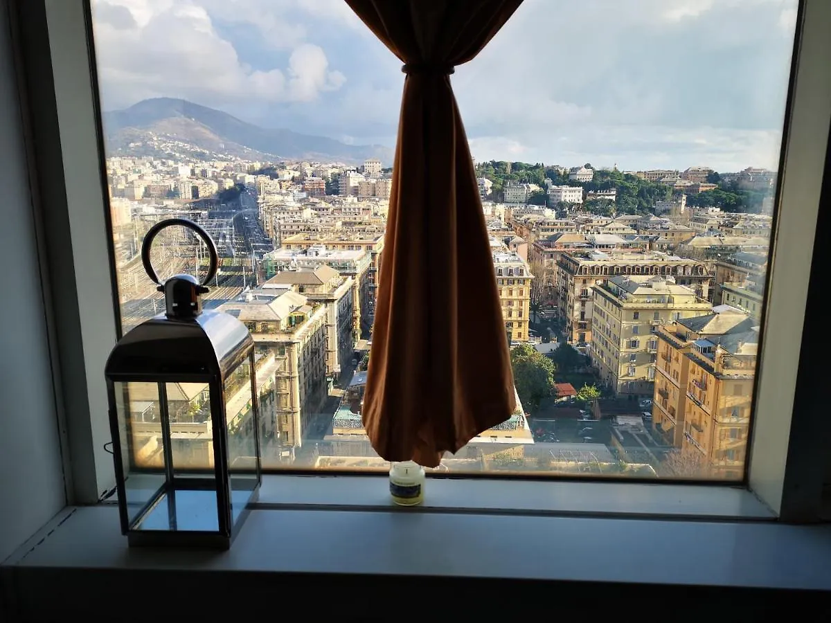 Suite Lambruschini Central With Top City View - Free Covered Parking جنوة 0*,