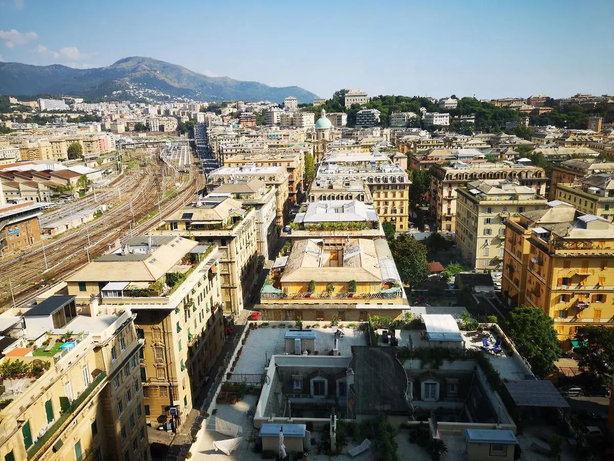 Suite Lambruschini Central With Top City View - Free Covered Parking Genova 0*,